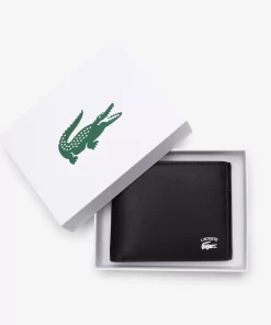 Lacoste Geldbörsen & Kleinlederwaren>Herren Brieftasche Mit Kontrastaufdruck Black 000