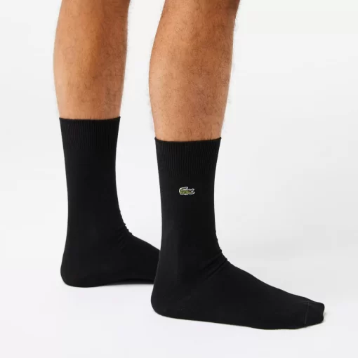 Lacoste Unterwäsche & Loungewear>Herren Geschenkset Mit Trunks Und Socken Schwarz 031