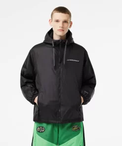 Lacoste Jacken & Mäntel>Herren Gesteppte Kapuzenjacke Schwarz C31