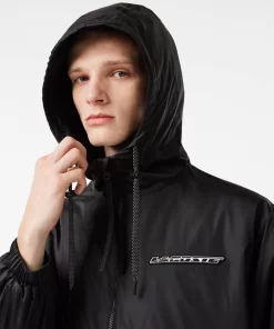 Lacoste Jacken & Mäntel>Herren Gesteppte Kapuzenjacke Schwarz C31