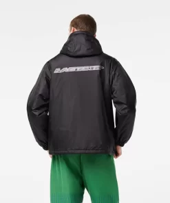 Lacoste Jacken & Mäntel>Herren Gesteppte Kapuzenjacke Schwarz C31