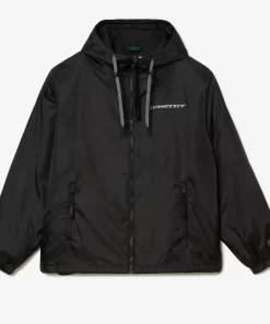 Lacoste Jacken & Mäntel>Herren Gesteppte Kapuzenjacke Schwarz C31