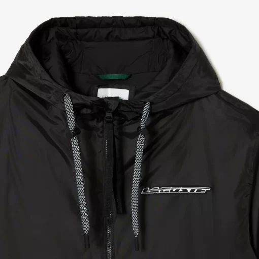 Lacoste Jacken & Mäntel>Herren Gesteppte Kapuzenjacke Schwarz C31