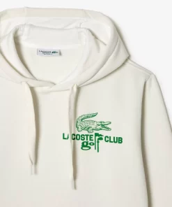 Lacoste Golf>Herren Golf Kapuzenpulli Weis 70V