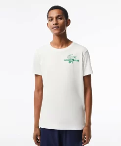 Lacoste Golf>Herren Golf T-Shirt Aus Bio-Baumwolle Weis 70V