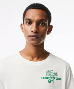 Lacoste Golf>Herren Golf T-Shirt Aus Bio-Baumwolle Weis 70V