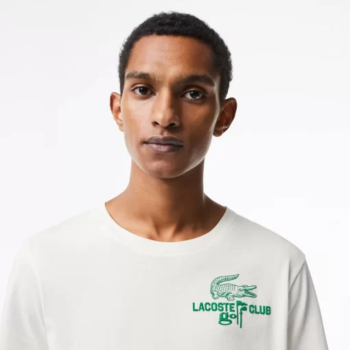 Lacoste Golf>Herren Golf T-Shirt Aus Bio-Baumwolle Weis 70V