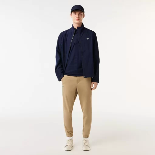 Lacoste Golf>Herren Golf Wasserfeste Windjacke Navy Blau 423