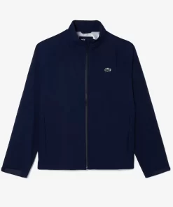 Lacoste Golf>Herren Golf Wasserfeste Windjacke Navy Blau 423