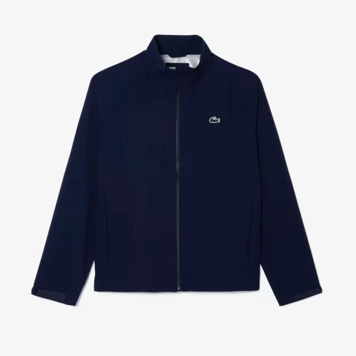 Lacoste Golf>Herren Golf Wasserfeste Windjacke Navy Blau 423