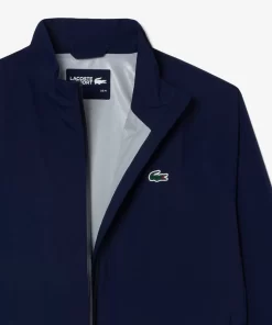 Lacoste Golf>Herren Golf Wasserfeste Windjacke Navy Blau 423