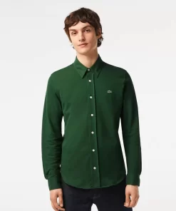 Lacoste Hemden>Herren Hemd Aus Baumwoll-Pique Grun 132