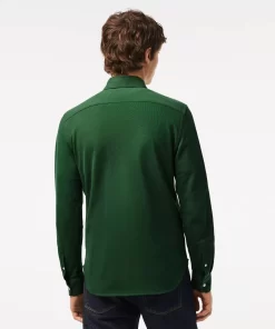 Lacoste Hemden>Herren Hemd Aus Baumwoll-Pique Grun 132