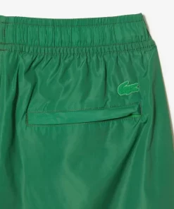 Lacoste Hosen & Shorts>Herren Hosen Mit Ombre-Schachbrettmuster Grun / Blau Chy