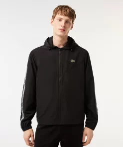 Lacoste Jacken & Mäntel>Herren Jacke Aus Recyceltem Polyester Schwarz 031