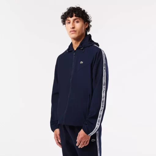 Lacoste Jacken & Mäntel>Herren Jacke Aus Recyceltem Polyester Navy Blau 166