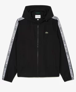 Lacoste Jacken & Mäntel>Herren Jacke Aus Recyceltem Polyester Schwarz 031