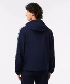 Lacoste Jacken & Mäntel>Herren Jacke Aus Recyceltem Polyester Navy Blau 166