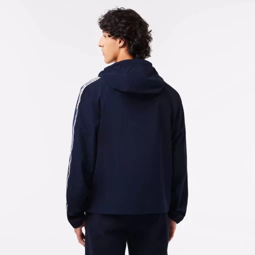 Lacoste Jacken & Mäntel>Herren Jacke Aus Recyceltem Polyester Navy Blau 166