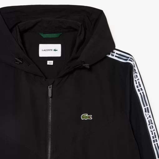 Lacoste Jacken & Mäntel>Herren Jacke Aus Recyceltem Polyester Schwarz 031