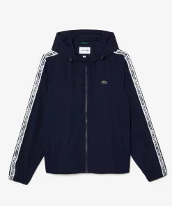 Lacoste Jacken & Mäntel>Herren Jacke Aus Recyceltem Polyester Navy Blau 166