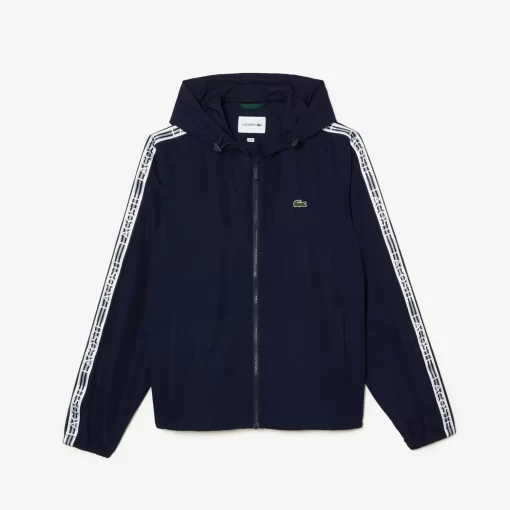 Lacoste Jacken & Mäntel>Herren Jacke Aus Recyceltem Polyester Navy Blau 166