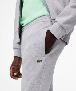 Lacoste Trainingsanzüge>Herren Jogger Kapuzen-Trainingsanzug Heidekraut Grau Cca