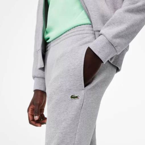 Lacoste Trainingsanzüge>Herren Jogger Kapuzen-Trainingsanzug Heidekraut Grau Cca