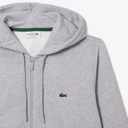 Lacoste Trainingsanzüge>Herren Jogger Kapuzen-Trainingsanzug Heidekraut Grau Cca