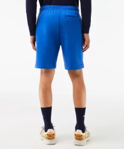 Lacoste Hosen & Shorts>Herren Jogger Shorts Aus Aufgerautem Bio-Baumwoll-Fleece Konigsblau Kxb