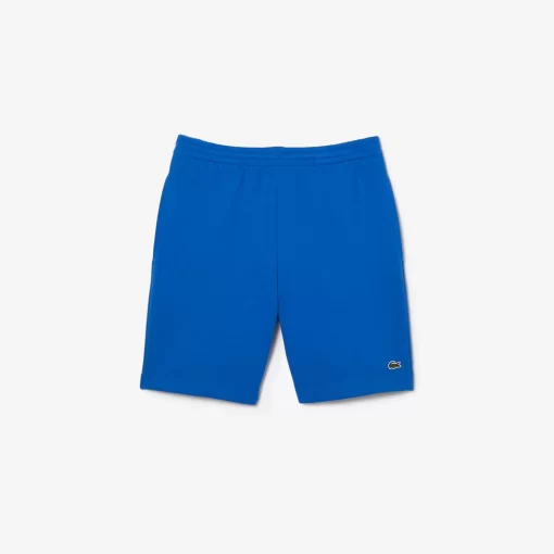 Lacoste Hosen & Shorts>Herren Jogger Shorts Aus Aufgerautem Bio-Baumwoll-Fleece Konigsblau Kxb