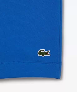 Lacoste Hosen & Shorts>Herren Jogger Shorts Aus Aufgerautem Bio-Baumwoll-Fleece Konigsblau Kxb