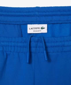 Lacoste Hosen & Shorts>Herren Jogger Shorts Aus Aufgerautem Bio-Baumwoll-Fleece Konigsblau Kxb