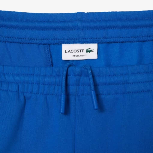 Lacoste Hosen & Shorts>Herren Jogger Shorts Aus Aufgerautem Bio-Baumwoll-Fleece Konigsblau Kxb