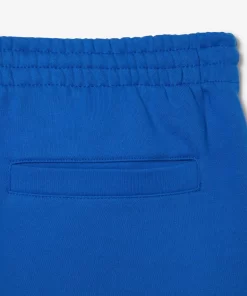 Lacoste Hosen & Shorts>Herren Jogger Shorts Aus Aufgerautem Bio-Baumwoll-Fleece Konigsblau Kxb