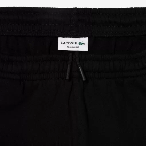 Lacoste Hosen & Shorts>Herren Jogger Shorts Aus Baumwoll-Flanell Schwarz 031