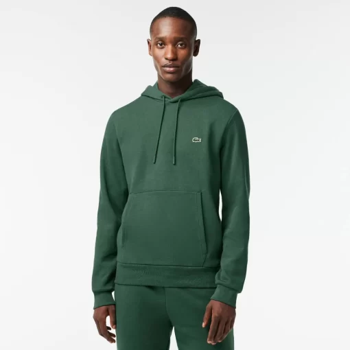 Lacoste Sweatshirts>Herren Jogger Sweatshirt Aus Bio-Baumwolle Dunkelgrun Smi