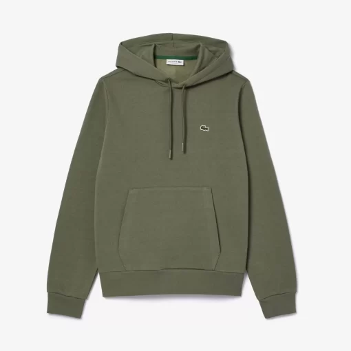 Lacoste Sweatshirts>Herren Jogger Sweatshirt Aus Bio-Baumwolle Khaki Grun 316