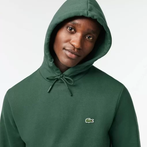 Lacoste Sweatshirts>Herren Jogger Sweatshirt Aus Bio-Baumwolle Dunkelgrun Smi