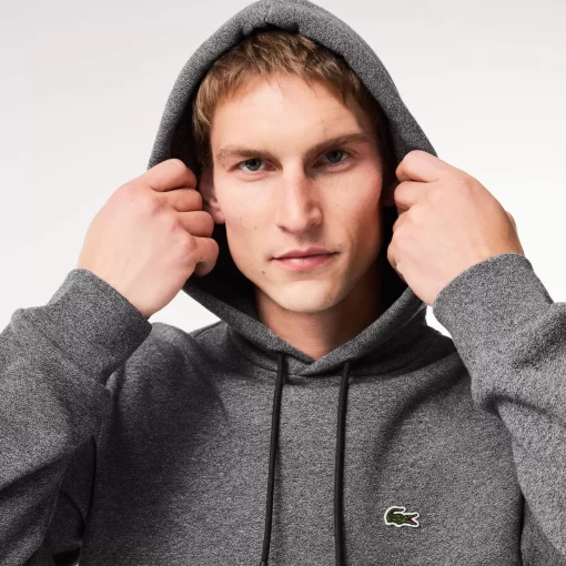 Lacoste Sweatshirts>Herren Jogger Sweatshirt Aus Bio-Baumwolle Dunkelgrau E8G