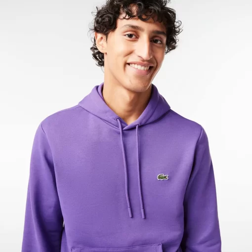 Lacoste Sweatshirts>Herren Jogger Sweatshirt Aus Bio-Baumwolle Lila Sgi