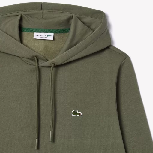 Lacoste Sweatshirts>Herren Jogger Sweatshirt Aus Bio-Baumwolle Khaki Grun 316