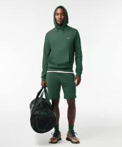 Lacoste Sweatshirts>Herren Jogger Sweatshirt Aus Bio-Baumwolle Dunkelgrun Smi