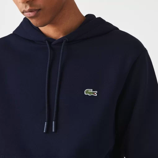 Lacoste Sweatshirts>Herren Jogger Sweatshirt Aus Bio-Baumwolle Navy Blau 166