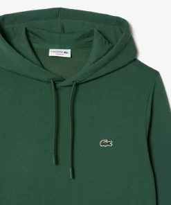 Lacoste Sweatshirts>Herren Jogger Sweatshirt Aus Bio-Baumwolle Dunkelgrun Smi