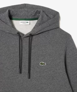 Lacoste Sweatshirts>Herren Jogger Sweatshirt Aus Bio-Baumwolle Dunkelgrau E8G