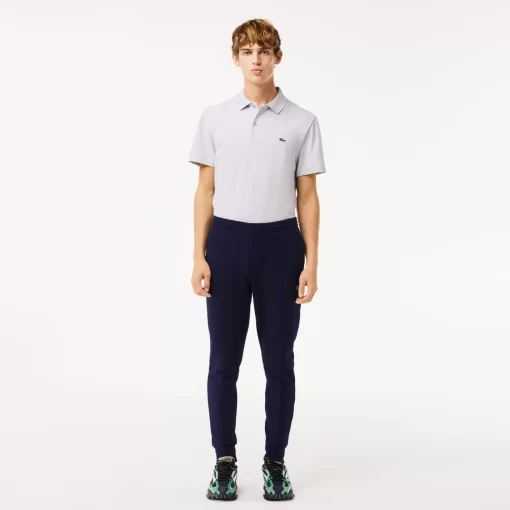 Lacoste Hosen & Shorts>Herren Jogger Trainingshose Aus Bio-Baumwollfleece Navy Blau 166