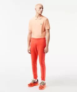 Lacoste Hosen & Shorts>Herren Jogger Trainingshose Aus Bio-Baumwollfleece Orange 02K