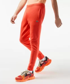 Lacoste Hosen & Shorts>Herren Jogger Trainingshose Aus Bio-Baumwollfleece Orange 02K