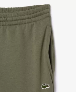 Lacoste Hosen & Shorts>Herren Jogger Trainingshose Aus Bio-Baumwollfleece Khaki Grun 316